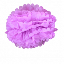 Déco Pour Mariage & Fête Pompons Parme 50Cm (Lot De 4 Pièces)