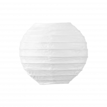 Boule Papier 10cm Blanc