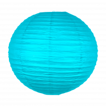 Boule papier 50 cm Turquoise