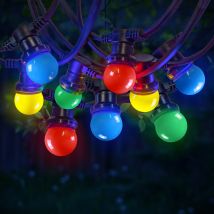 Guirlande Guinguette 40m IP 65 Multicolore