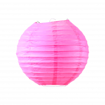 Boule papier 20cm Fuchsia