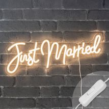 Lampe Néon Just Married 58CM