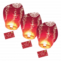 Lot de 3 Lettres au Père Noël volante