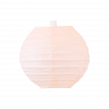 Boule papier 10cm Saumon