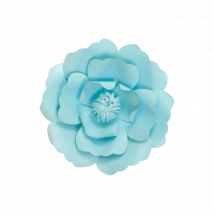 Fleur En Papier Anémone Turquoise 20 cm