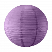 Boule papier 50cm Aubergine