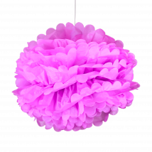 Pompons Parme 50cm x2