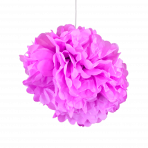 Pompons Parme 30cm x2