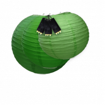 Boules + LED Vertes