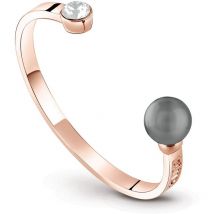 Ladies Guess Rose Gold Plated Opposites Attraction Bangle