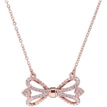 Ladies Ted Baker Haven Ornate Pave Bow Necklace