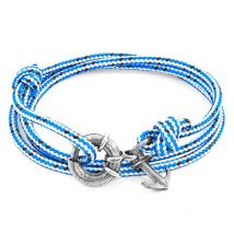 Anchor & Crew Sterling Silver Blue Dash Clyde Bracelet