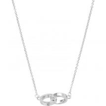 Olivia Burton Interlink Silver Necklace