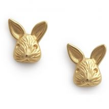Ladies Olivia Burton Gold Plated Sterling Silver 3D Bunny 3D Bunny Gold Plated