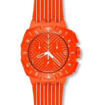 Unisex Swatch Flash Run Chronograph Watch