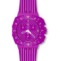 Unisex Swatch Pink Chronograph Watch