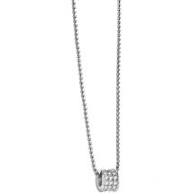 Ladies Guess Rhodium Plated Necklace
