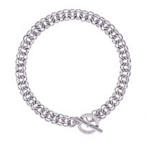 Karen Millen Jewellery Encrusted Bar & Hoop Choker Necklace