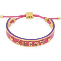 Ladies Juicy Couture PVD Gold plated Layered In Couture Juicy Heart Enamel & Cord