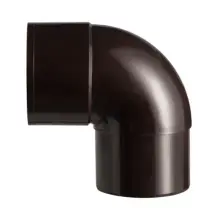 Martens - Bocht - Pvc - Bruin - Ø80mm - 87°