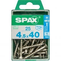 Spax Universeelschroef T-star Rvs 4,5x40mm 25st