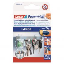 Tesa Powerstrips Strips Groot Wit - 10 Stuks
