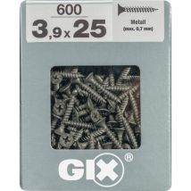 Spax Universeelschroef Voor Droge Tussenwand Gix Type A 25x3,9mm 600 St