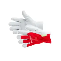 Busters Handschoenen Tropic Leder Rood/wit M7