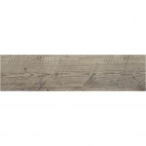 Wand- En Vloertegel Salem Walnoot - Keramiek - Gerectificeerd - Houtlook - 25x100cm - Pakketinhoud 1,24m²