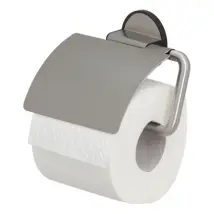 Tiger Tune Toiletrolhouder Met Klep Rvs Geborsteld / Zwart