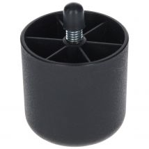 Duraline Meubelglijder Zwart Ø5cm