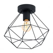 Eglo Plafondlamp Tarbes Zwart ⌀32,5cm E27