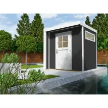 Weka Tuinhuis 262 Riva - Antraciet - 218x209cm