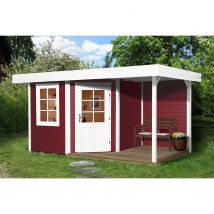 Weka Tuinhuis 213 Gr2 A Rood 298x456cm