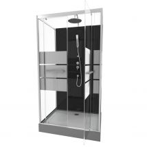 Aurlane Douchecabine Study 110x80cm Chroom