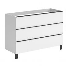 Allibert Wastafelonderkast Santiago 120cm Alpenwit Glanzend