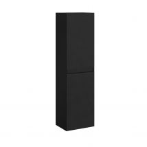 Allibert Kolomkast Fangorn 40cm 2 Deuren Zwart Ultra Mat Gelakt Mdf