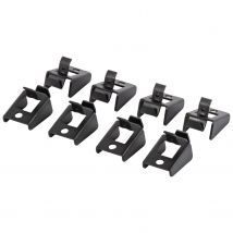 Duraline Storage Montageclips Set 8 Zwart