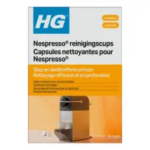 Hg Allesreiniger Voor Nespresso - 6 Reinigingscups