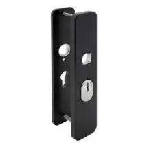 Nemef Veiligheidsbeslag Voor Deur 3711 - Aluminium Zwart - Skg*** Kerntrekbeveiliging - Pc55mm