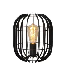 Lucide Tafellamp Reda Zwart Rond ⌀22cm 40w