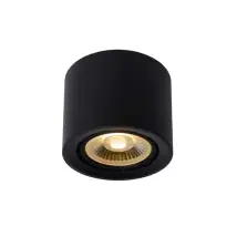 Lucide Opbouwspot Fedler - Zwart - 12cm - Gu10
