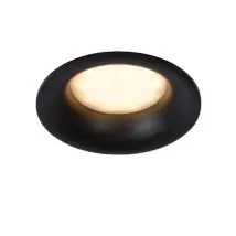Lucide Inbouwspot Ziva - Zwart - 8,5cm - Gu10