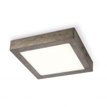Home Sweet Home Plafondlamp Led Ska Gun Metal Vierkant 15w