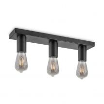 Home Sweet Home Ledspot Nitro Zwart 3xe27