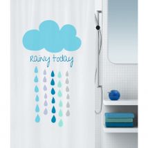 Spirella Douchegordijn Cloud Blauw 180cm