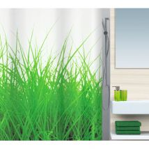 Spirella Douchegordijn Grass Groen 180cm