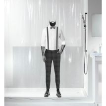Spirella Douchegordijn Dandy Black 180cm