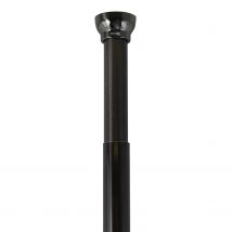 Spirella Douchestang Kreta 125-220cm Zwart