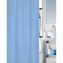 Msv Douchegordijn Lichtblauw 180cm
